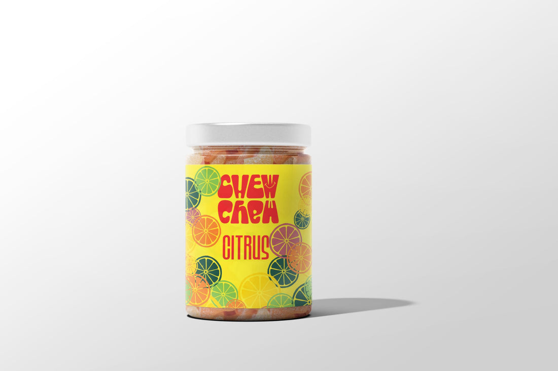 Chew Chew Citrus Jelly Candy Jar 250 g