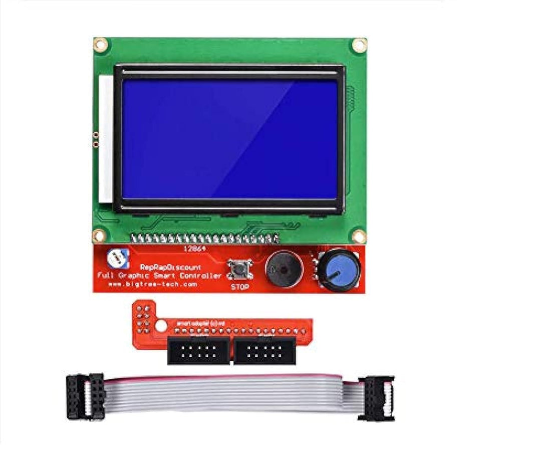BIGTREETECH 12864 LCD Control Panel Smart Controller Display Compatible with Ramps 1.4 Ramps 1.5 1.6, MKS Gen L, V1.4 For RepRap Mendel 3D Printer