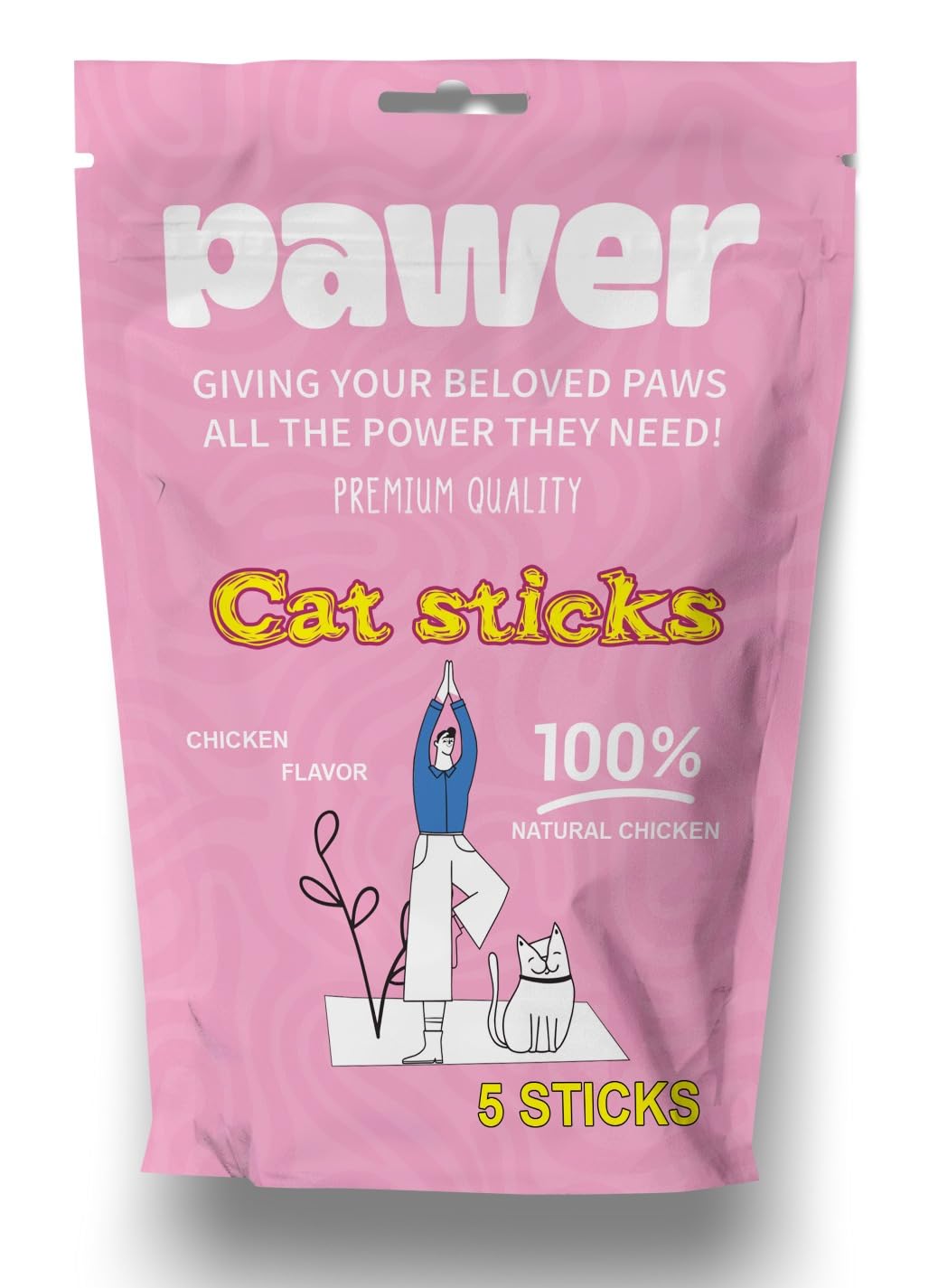 Cat Sticks Chicken Flavor - 5 Pieces