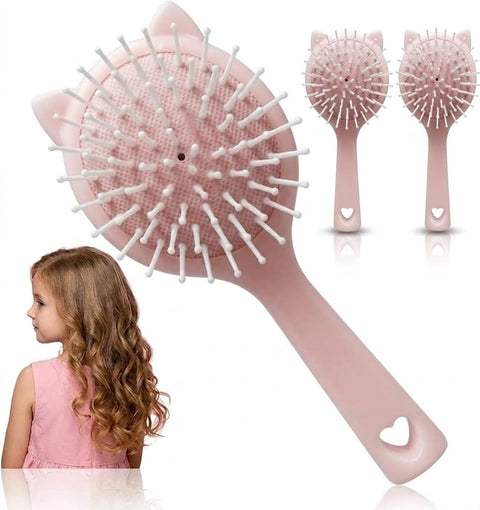 Hair Brush,AIR Paddle Detangle Brush for Faster Blow Drying,Soft Flexible Bristles Glide Thru Tangles with Ease, Detangling Styling Hair Brushes for Women Curly Thick Wet Hai1PC- MULTICOLOR