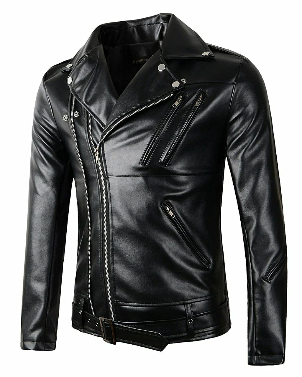 Genuine Leather Jackets Latest Models 2026 Harley Jacket B White & Black
