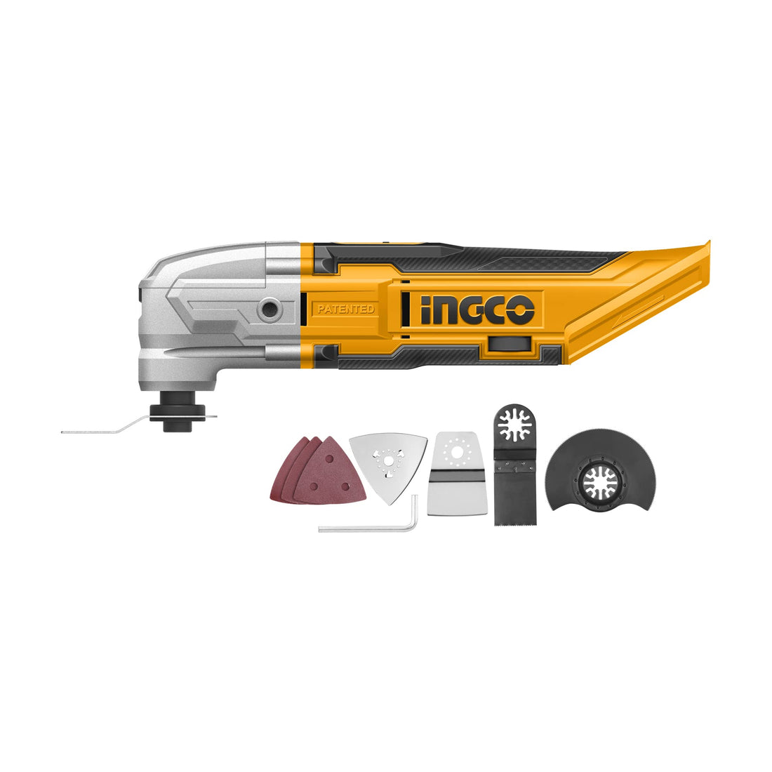INGCO 20V Cordless DIY Oscillating Multi-Tool with 8 PCS Accessory Kit (Without Battery and Charger) CMLI2001A