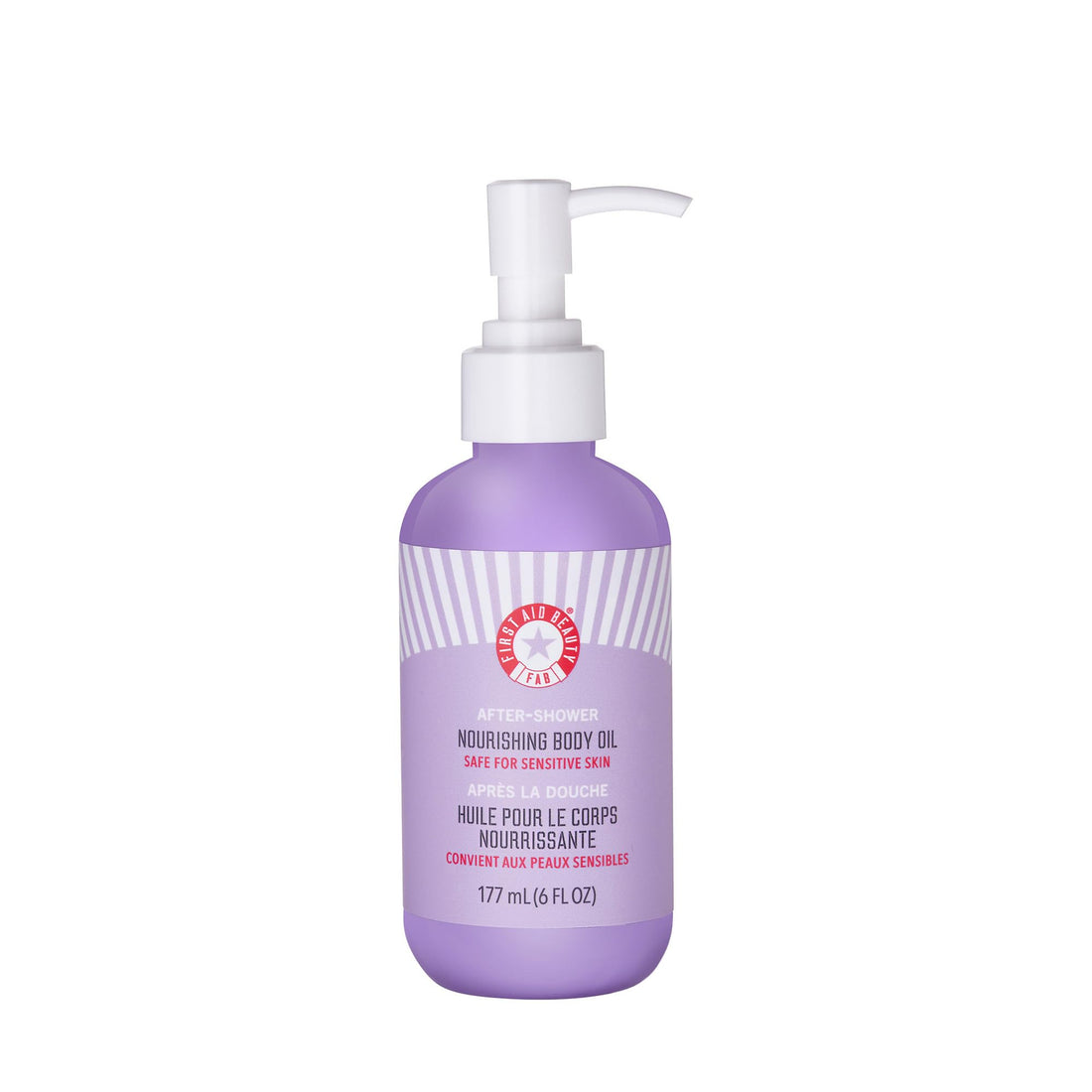 First Aid Beauty Nourishing After-Shower Body Oil – Hydrates Skin + Locks In Moisture with Skin-Loving Lipids + Botanicals – Safe for Sensitive Skin – 6 oz