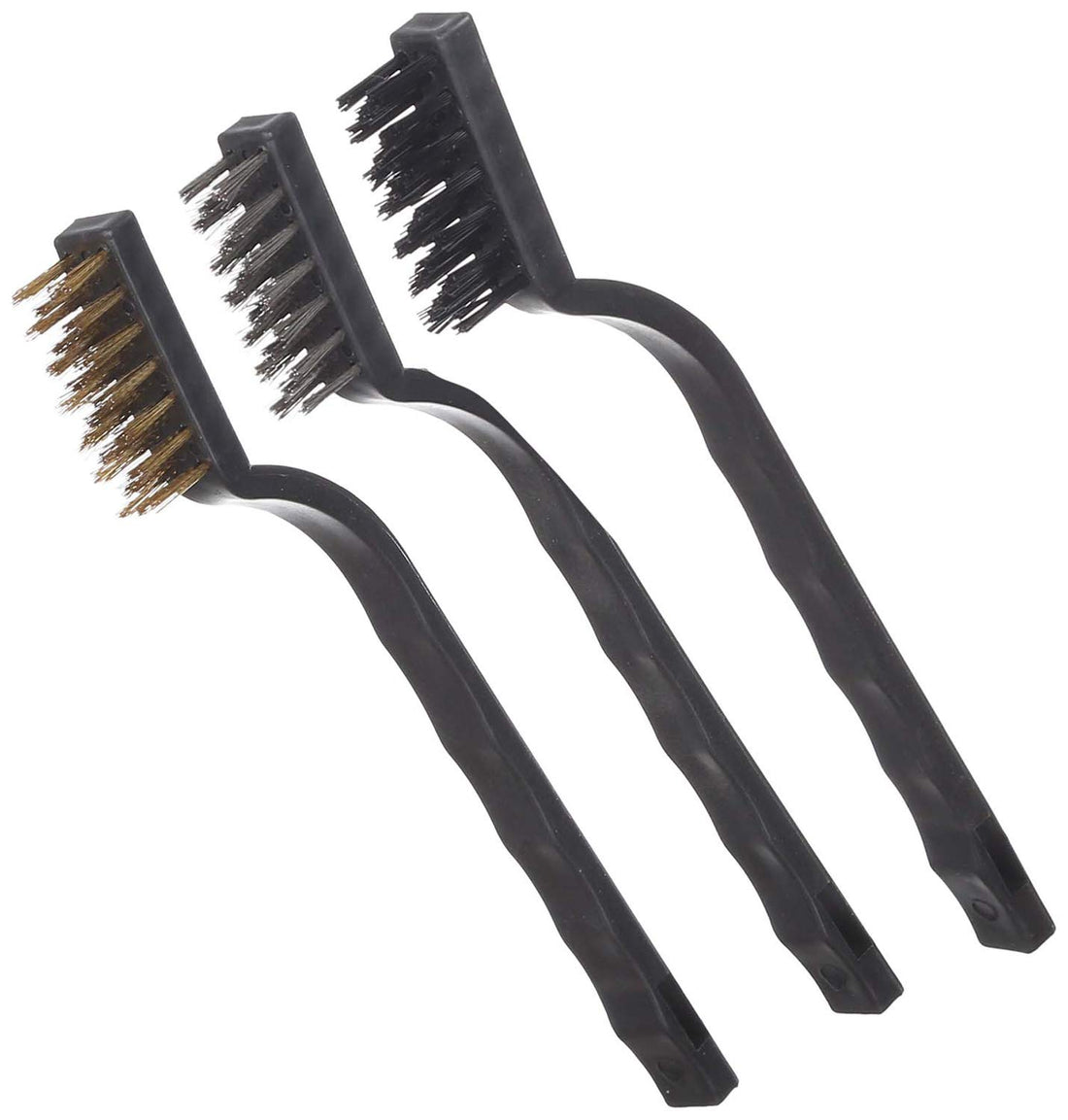 Small Wire Brush Set, 3 Pieces - Multi Color