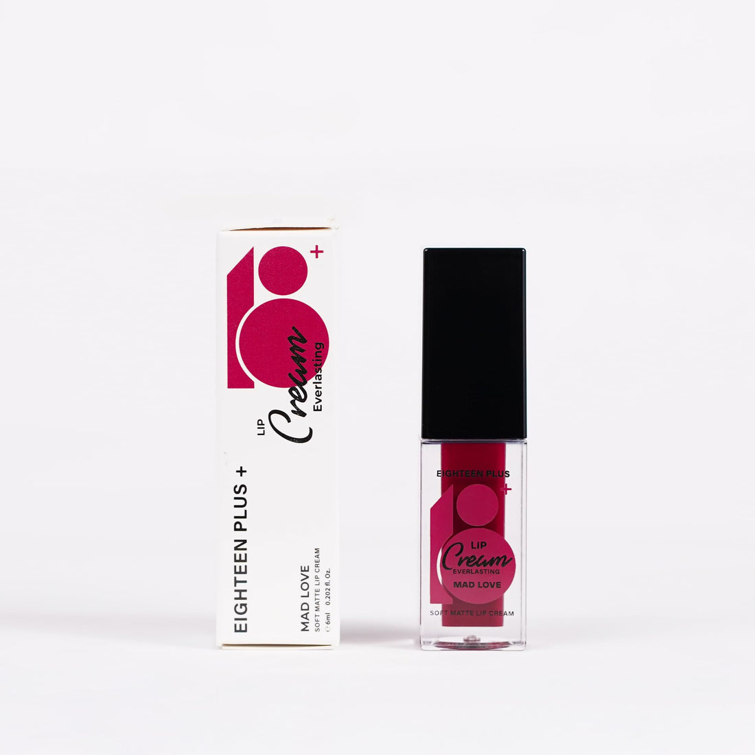 Everlasting Lip Cream, Mad Love, Soft Matte Finish, Long-Lasting 24-Hour Wear, 6ml