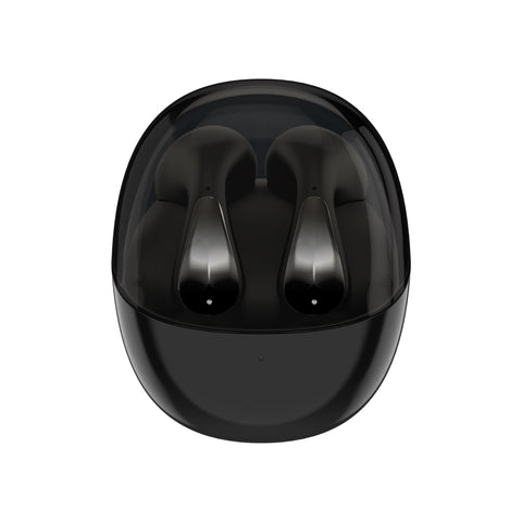 rsilou R3007 TWS wireless stereo Bluetooth Earbuds, fast charging, 7.5 Hours, custom-tuned to immersive 3D sound effects, Touch controls for waking up voice assist | 12 month local warranty (black)