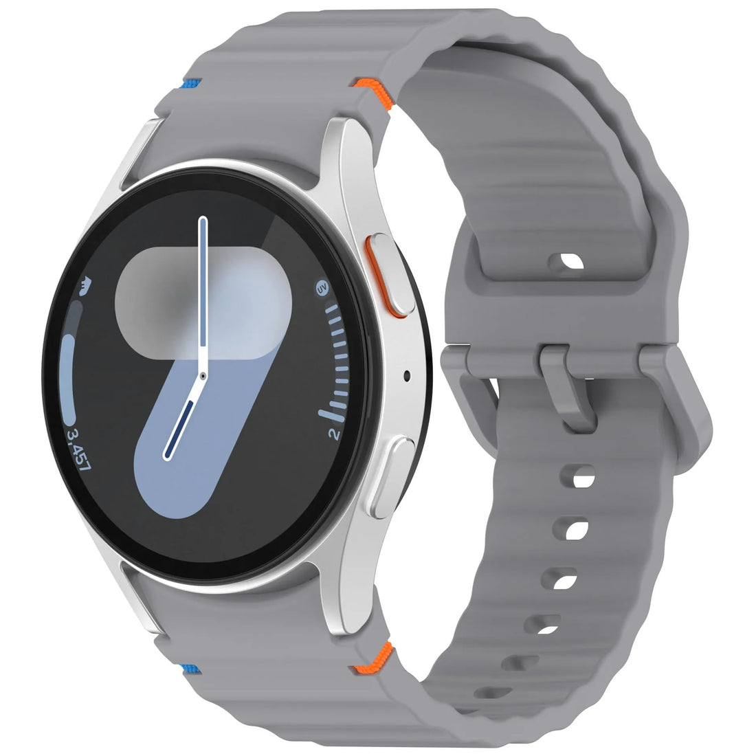 Next Store Compatible with Samsung Galaxy Watch 4 44mm 40mm / 4 Classic 46mm 42mm / 5 44-6-7mm 40mm / 5-6-7 Classic 46mm 42mm Sport Silicone Watch Band - by Next Store