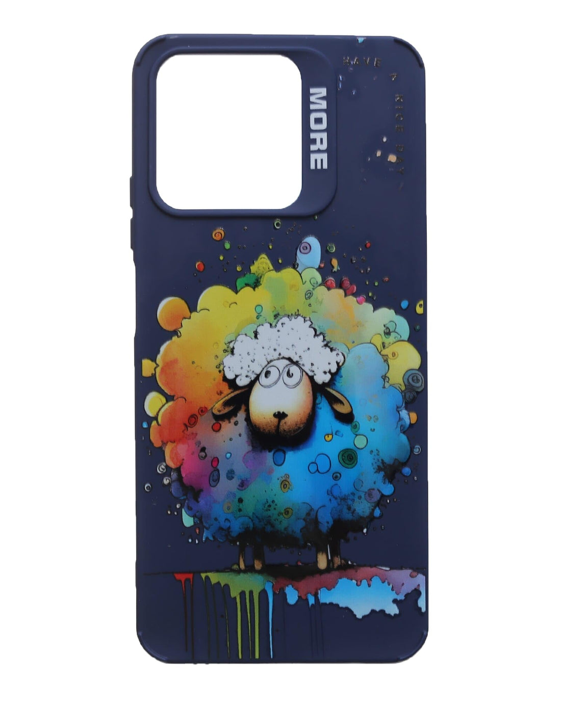 Plastic Back Cover For Realme C51 / C53, Multi Color C.F.S.P-164