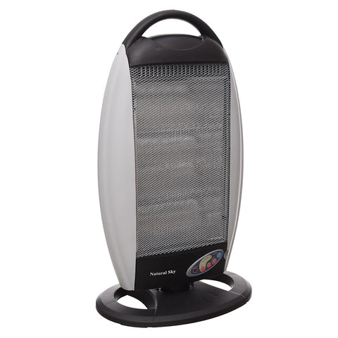 Natural Sky halogen heater, 4 flames, with remote control