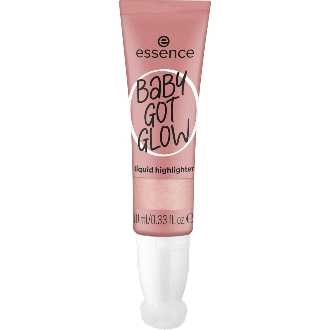 Essence Baby Got Glow Liquid Highlighter, Defines the Face, Fast Results, Easy to Remove, Shiny, Vegan, Paraben and Microplastic Free, 10 ml, No. 20, Rose and Shine