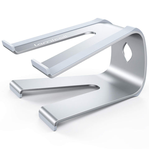 Lamicall Laptop Stand, Universal Laptop Riser - Ergonomic Desktop Laptop Cooling Holder for 10"~17.3" Notebooks, New 2021 MacBook Pro, MacBook Air, Dell, HP, Samsung, Lenovo, etc - Silver