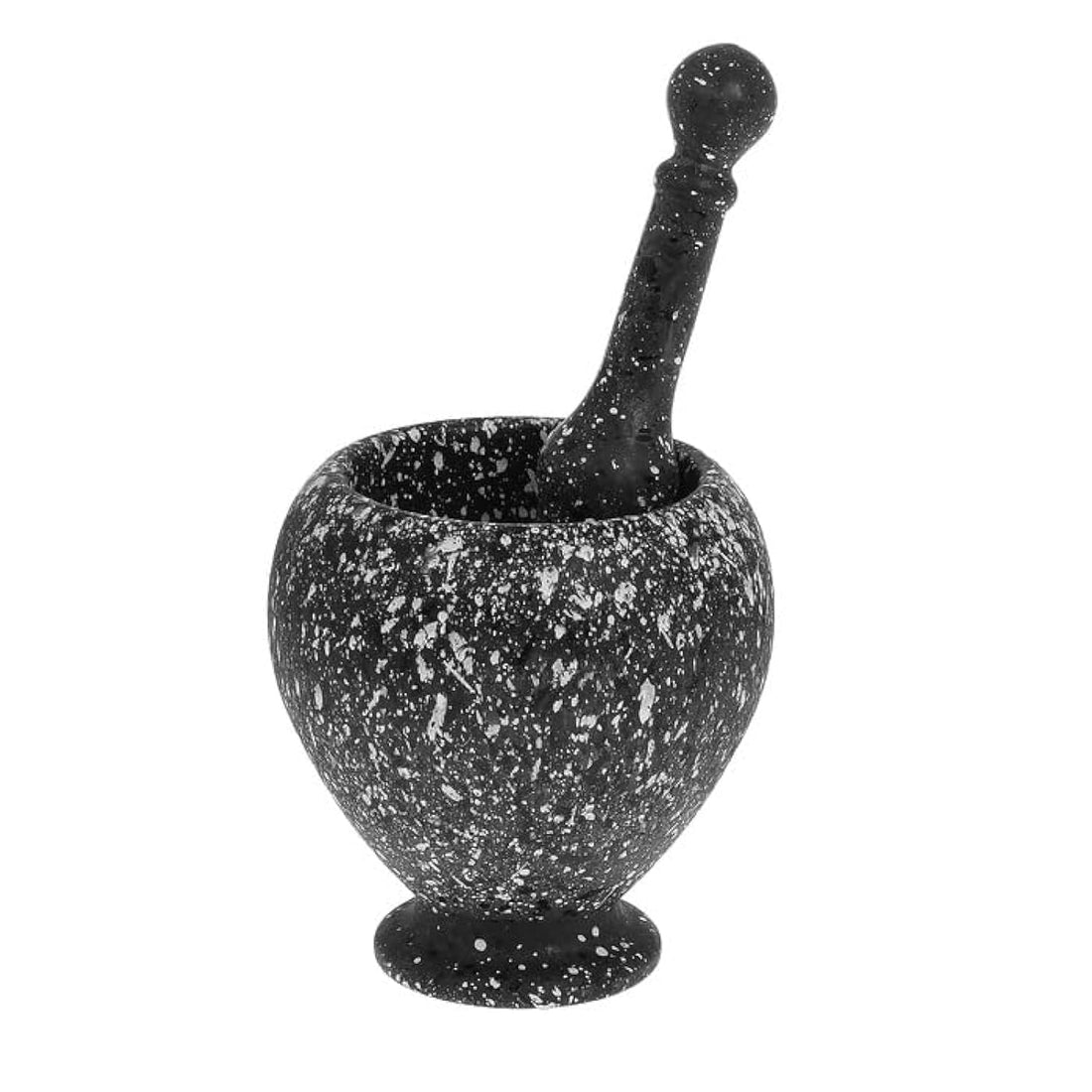 Granite Mortar and Stick Set - Black and White