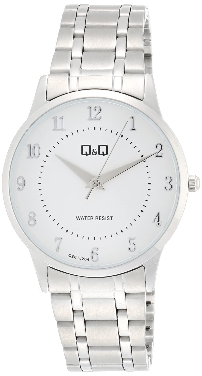 Q&Q Original Jam Tangan Wanita Rantai Analog Stainless Steel - QZ61 QZ61J