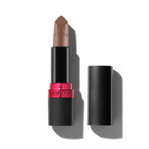 Avon Ultra Matte Lipstick Coffee Date with Vitamin E, Avocado Oil and Sesame Oil for Comfortable Coverage that Won't Cake, Crack or Dry, Cruelty Free