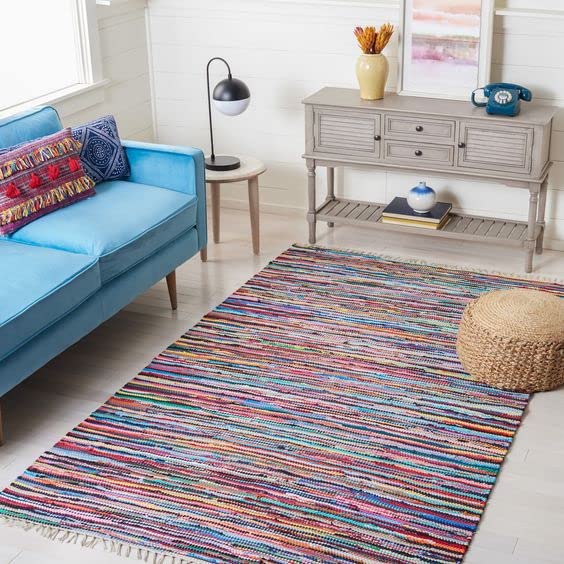 Egypt Antiques Intex Large Rug Size 200X135 Multi Color Handmade