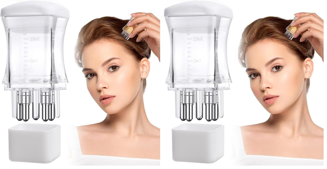 10ML- 2 in 1 Reusable Hair Oil Applicator Combo Smooth Root Comb Applicator Bottle For Scalp Oil Anti Hair Loss Lotion Dispenser Anti-Leak Salon Care Oily Hair Colouring Applicator Bottles[LEAK-PROOF]
