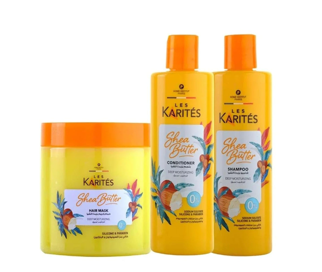 Les Karites Shea Butter Care Full Set for Dry & Normal Hair