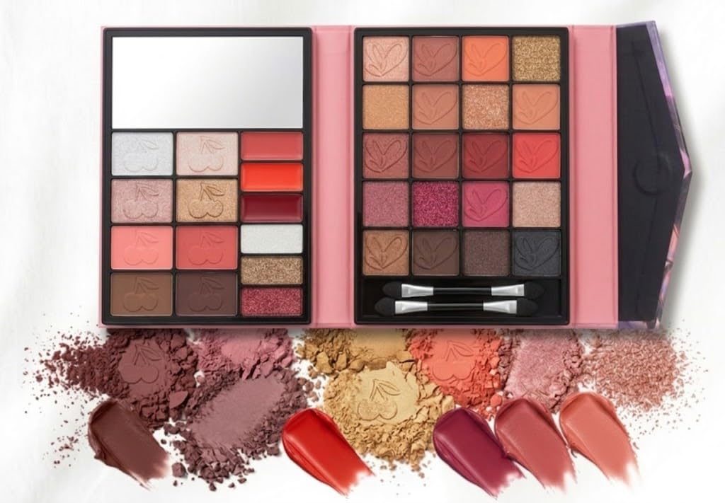 Colors Colorful Eyeshadow Palette Makeup,Rose Gold Brown Nude Matte Shimmer Eye Shadow Powder Palette,Naturing-Looking Long Lasting Waterproof-brown cover - cover -BOOK -N2-33 COLORS