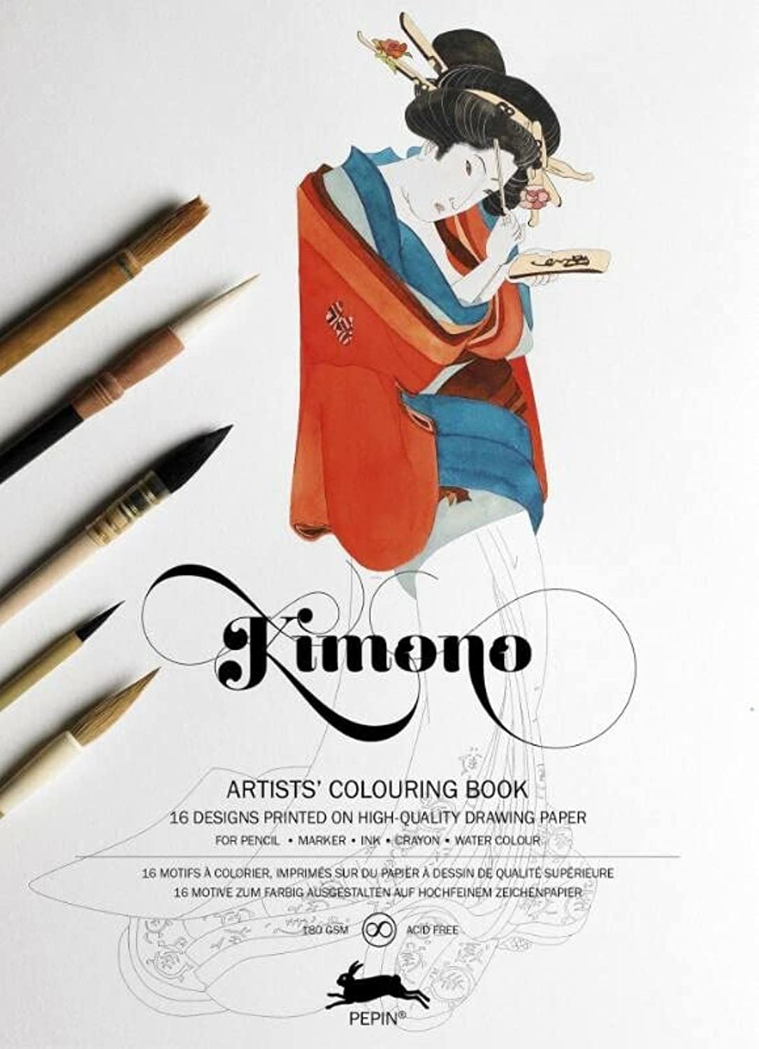 Kimono: Artists' Colouring Book
