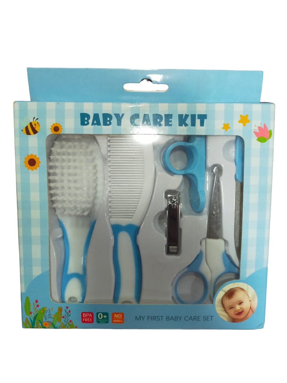 6 Piece Baby Care Set (Blue)