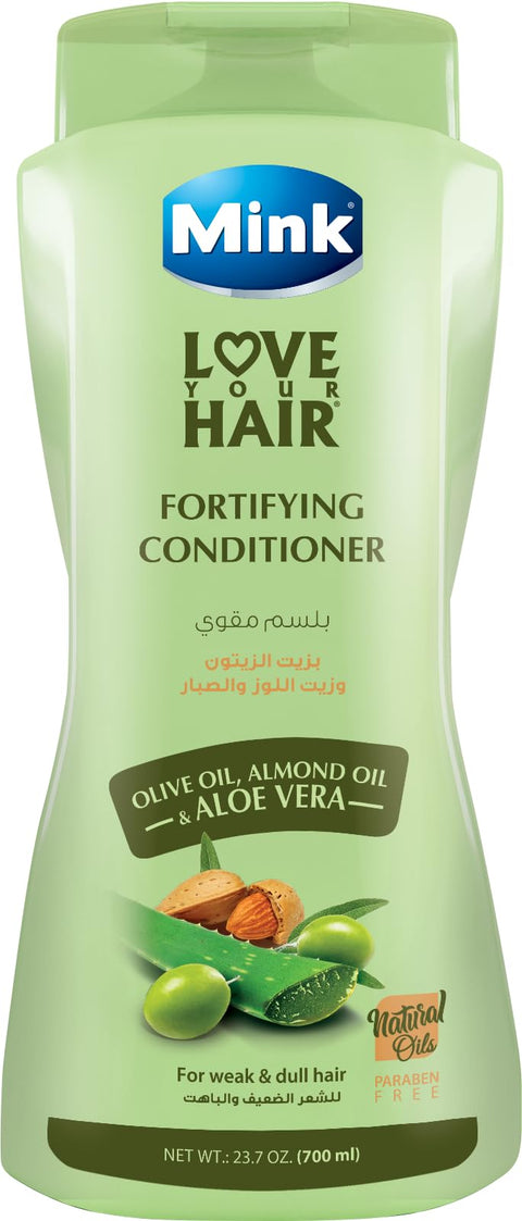 Mink Conditioner with Olive Oil, Almond Oil and Aloe Vera 700 ml