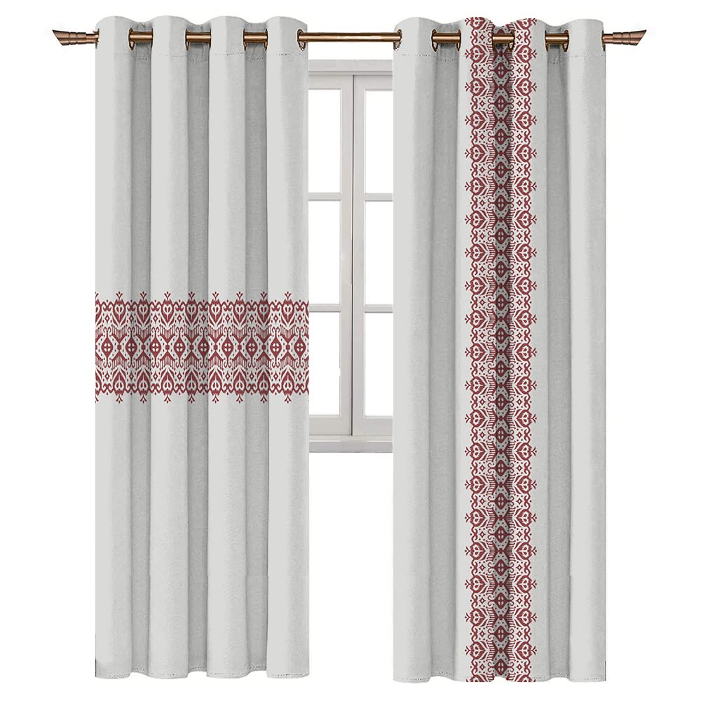 Naguib Selim M.C 234 OFFER 3D 2 Printed Curtain for Living Room and Bedroom, Multi Color, 280 * 140 cm