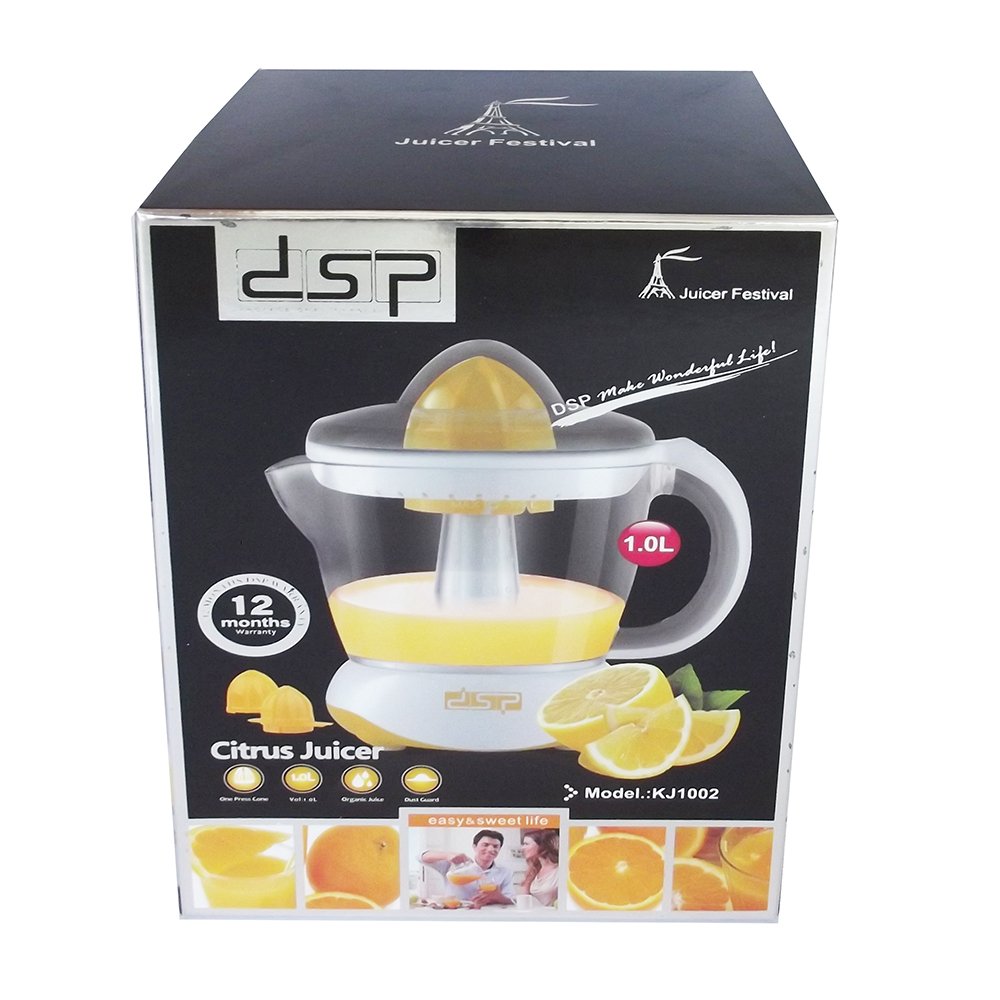 DSP KJ1002, 40W 1L One Press Cone Citrus Juicer