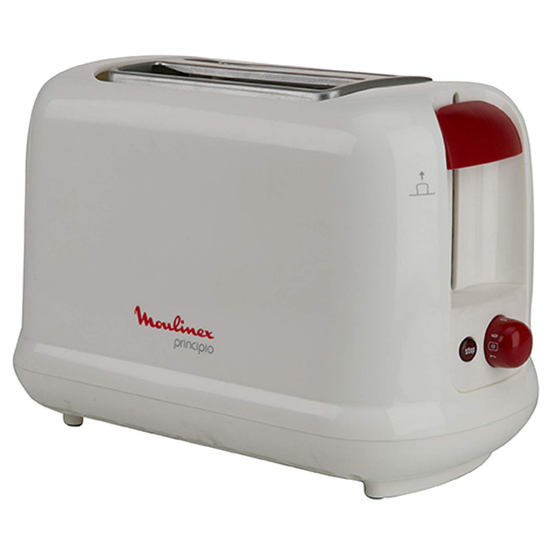Moulinex Toaster, with 2 Slots Principio, White, LT160127, 1 year warranty