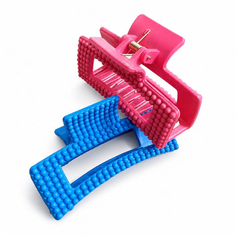 2 Piece Glove Hair Clip for Women and Girls, Large Size, Chic and Stylish, Multicolor