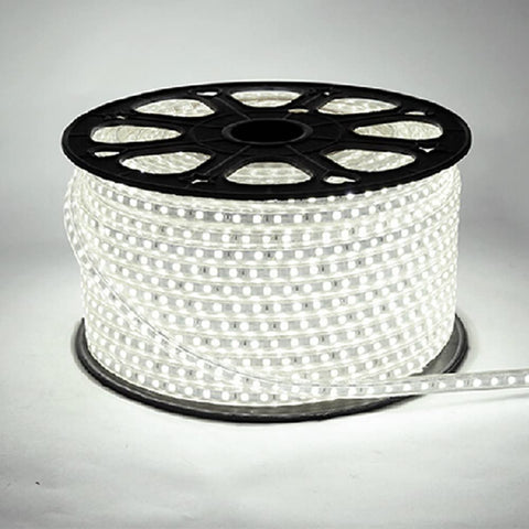 Shaheen Light White LED Strip Roll - 60 Bulbs In The Meter - High Quality Outdoor Insulation - Waterproof - For All Uses Inside And Outside The Home - 18 Months Warranty (4 Meter Roll With Socket)