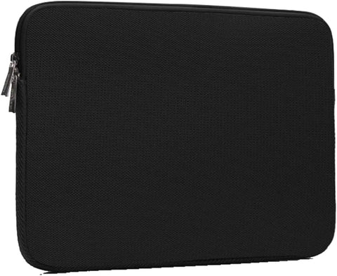15.6 Inch Laptop Sleeve Case Fits 15.3 Inch Tablet and MacBook, Shockproof and Water Resistant, Slim Portable Laptop Sleeve with Zipper Pockets, Perfect for Travel and Daily Use (Black)