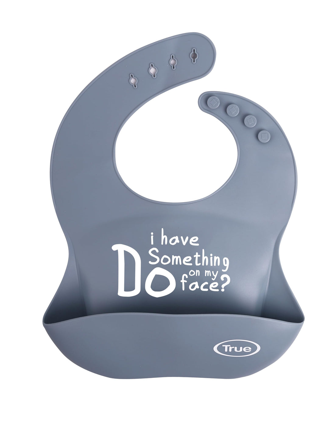True Gold Silicon bib with pouch