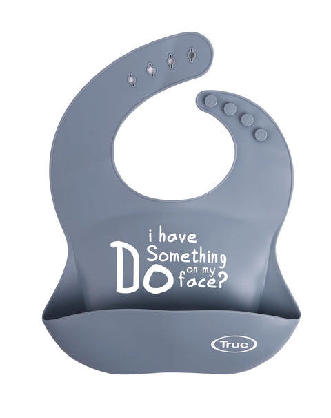 True Gold Silicon bib with pouch