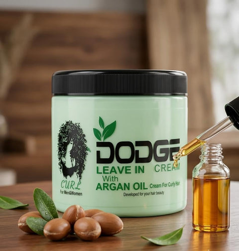 Curly Hair Styling Cream Deep Moisturizing, Anti-Frizz, Defining Natural Curls (450, Argan Green, Cream)