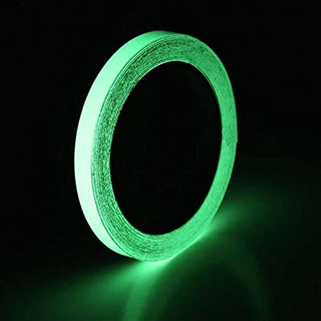 Glow in the dark adhesive - light green 9mm x 5m