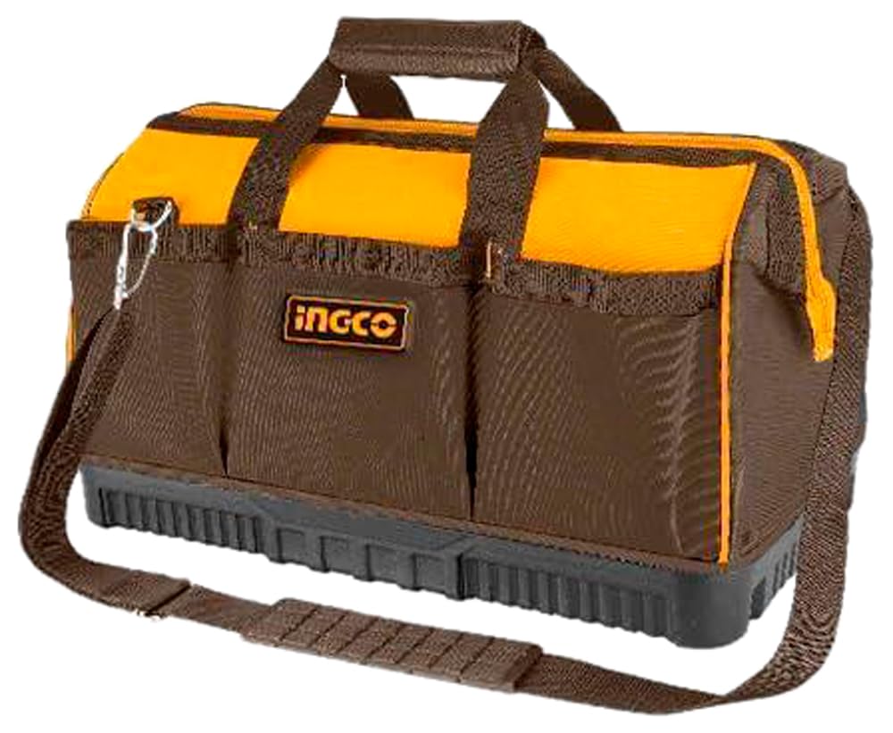 HTBG08 INGCO 16inch Basket Tools Bag Storage Box Organizer with 16 Pockets