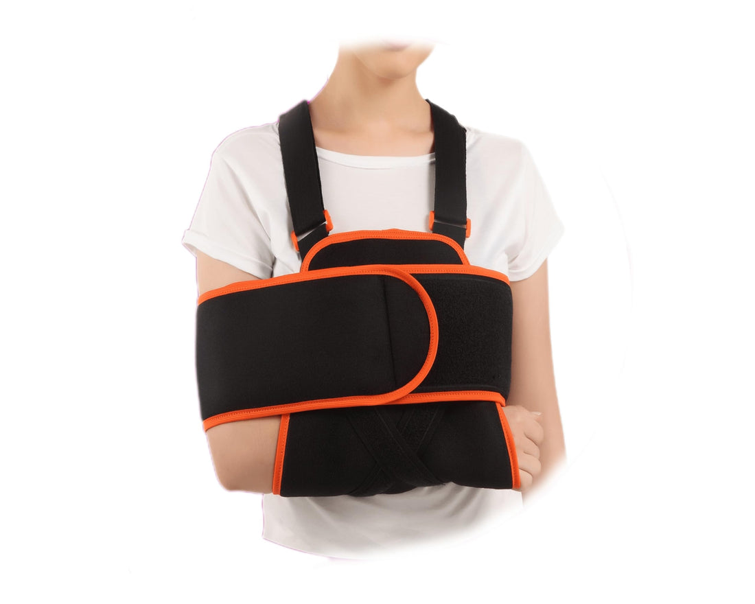Flamingo Arm & Shoulder Support – Universal Immobilizer for Injury & Post-Surgery | Flamingo Arm & Shoulder Brace – Universal Post Injury & Operations Fixing Strap (M)