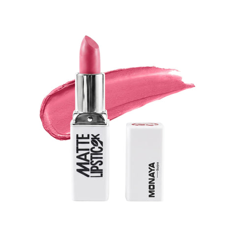 Monaya L024 Matte Lipstick | High Pigment Long-Lasting Matte Lip Color | Smooth Lightweight Non-Drying Velvet Finish Lipstick (L106)