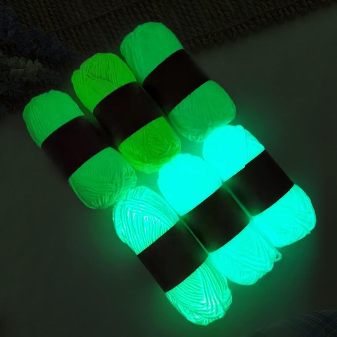 New with Glow Yarn - Limited Offer! Add a Magic Touch with High Quality Luminous Wool, Glow in The Dark, Easy to Use Generic