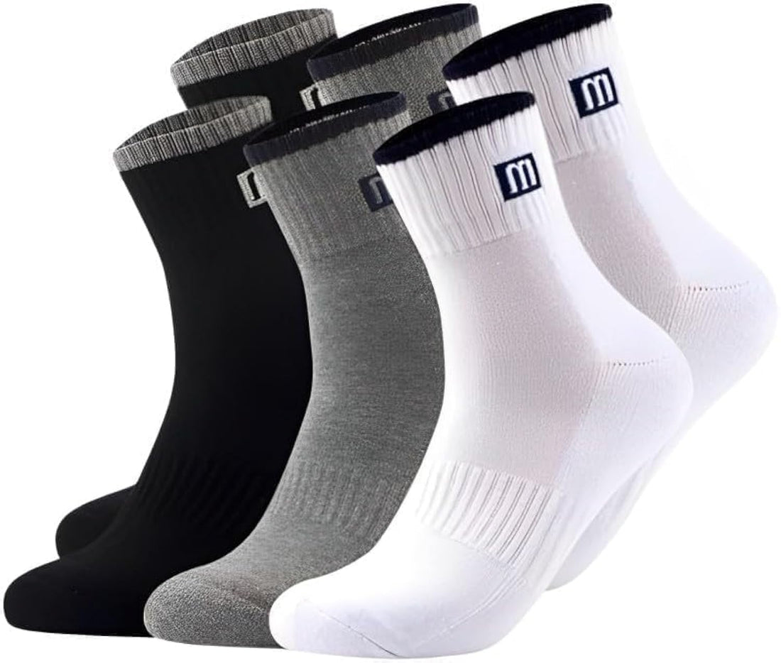 Pack Of 6 Casual Socks For Men Fashion L Design 6 Pairs Size (42-46), Multicolor, Cotton