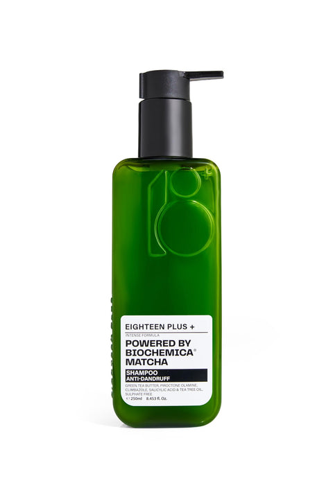 Anti-Dandruff Shampoo with Matcha, Piroctone Olamine, Climbazole, Salicylic Acid and Tea Tree Oil, 250ml