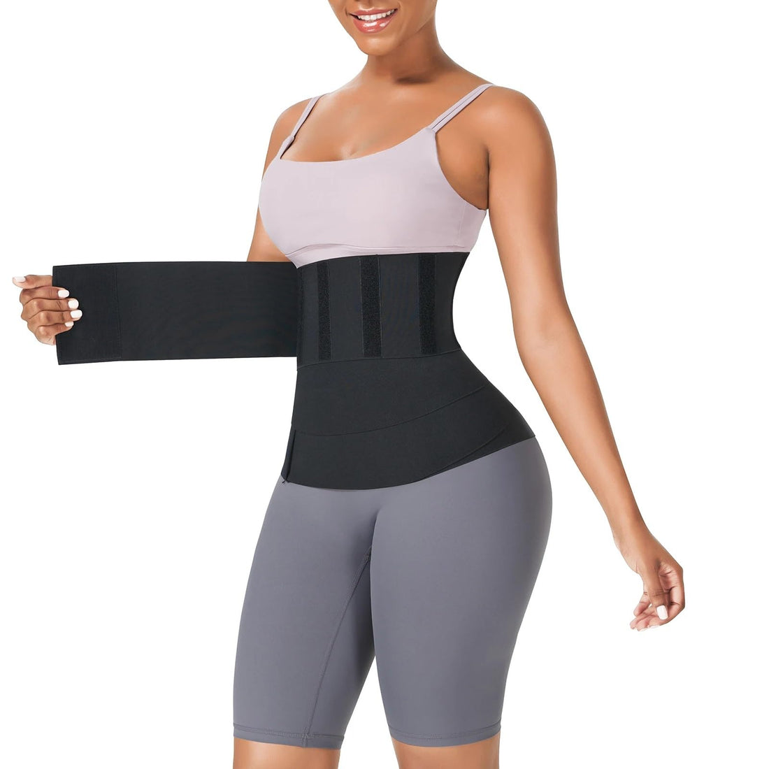 Plan A Waist Trainer Corset Body Shaper for Women Adjustable Comfortable Back Brace Support Lower Back Pain Relief Invisible Waist Trainer Belt for Abdomen Hip Lifting (3M)