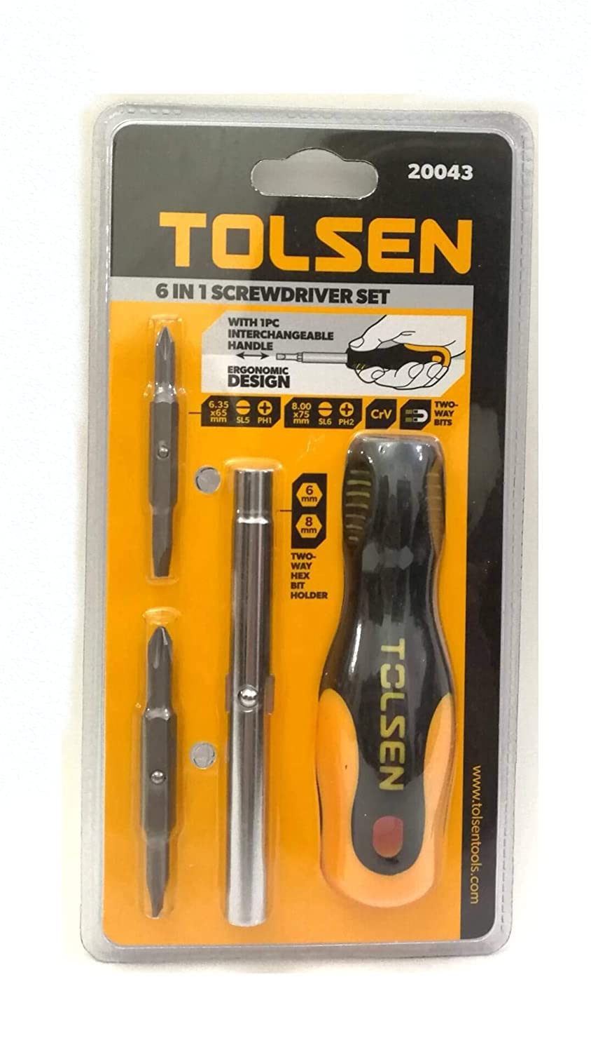 Tolsen 6 in 1 Screwdriver Set