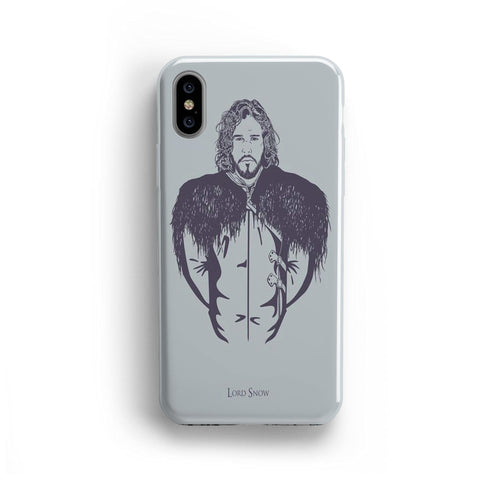 Lord Snow Back Cover for iPhone X - XS