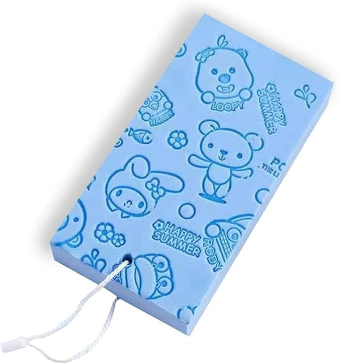 Magic bath sponge to remove dead skin, exfoliate and massage the body. Dead Skin Sponge Remover for Adult, Baby, Pregnant Women (Blue)