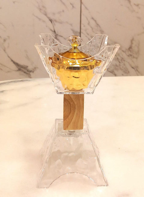 Acrylic Arabian Incense Burners metal Vintage Arabic Burner,Middle Eastern Incense Holder- Incense Burner Bakhoor Suitable For Arabian Oud,Home, Hotel Decor Shape 7