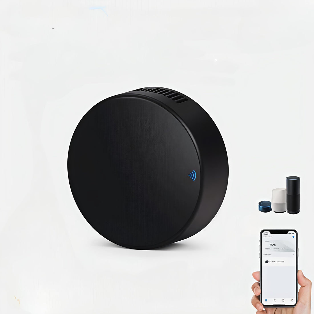 Smart IR Remote Controller WiFi – Smart Controller to Control Air Conditioner, TV and Fans via Phone – Compatible with Smart Home Apps – Type-C Port