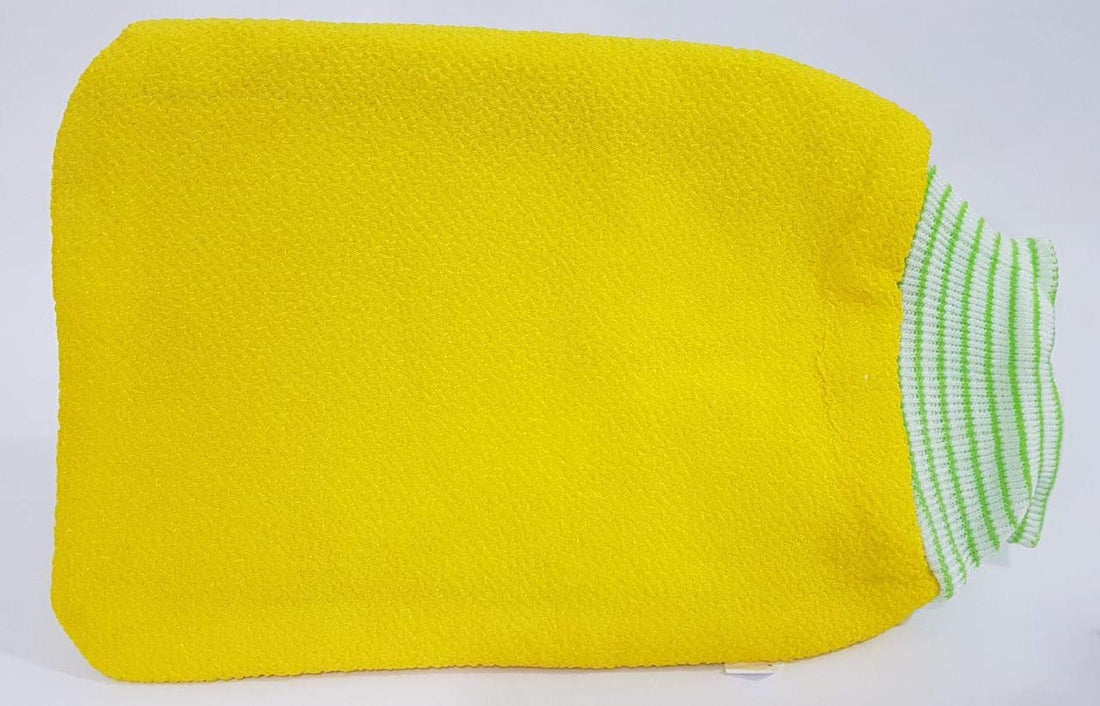 Moroccan Bath Loofah For Body Yellow