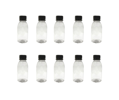 60ml Clear Plastic 10 Bottles – Ideal for Oils, Perfumes & Cosmetic Packaging