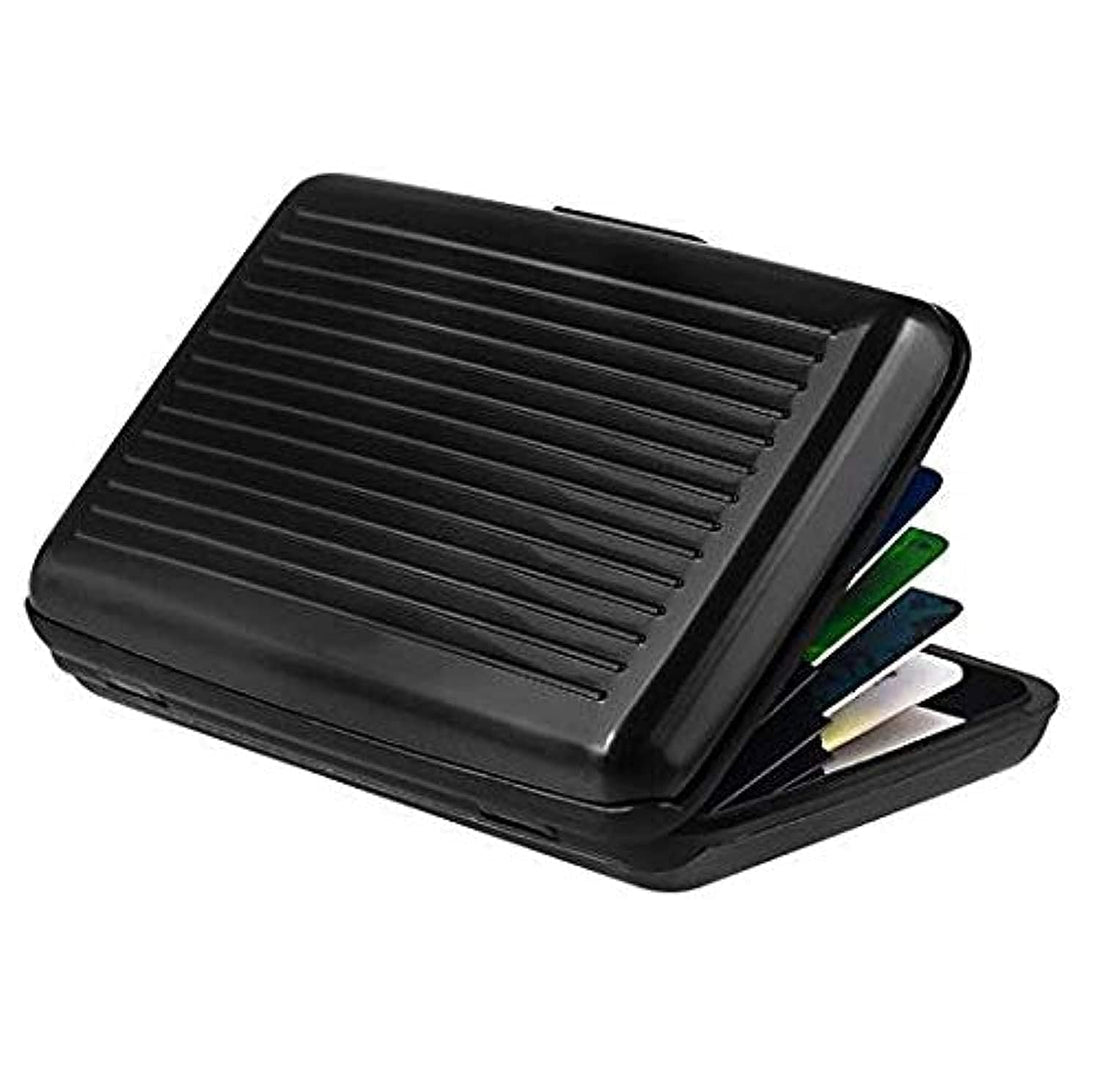Business ID Credit Card Metal Pocket Mini Case Waterproof Aluminum Cards Holder Pocket Wallet Holder
